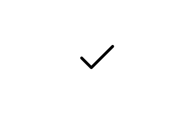 Icon Product Page Check Mark