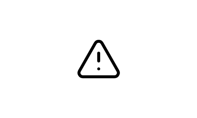 Icon Product Page Warning