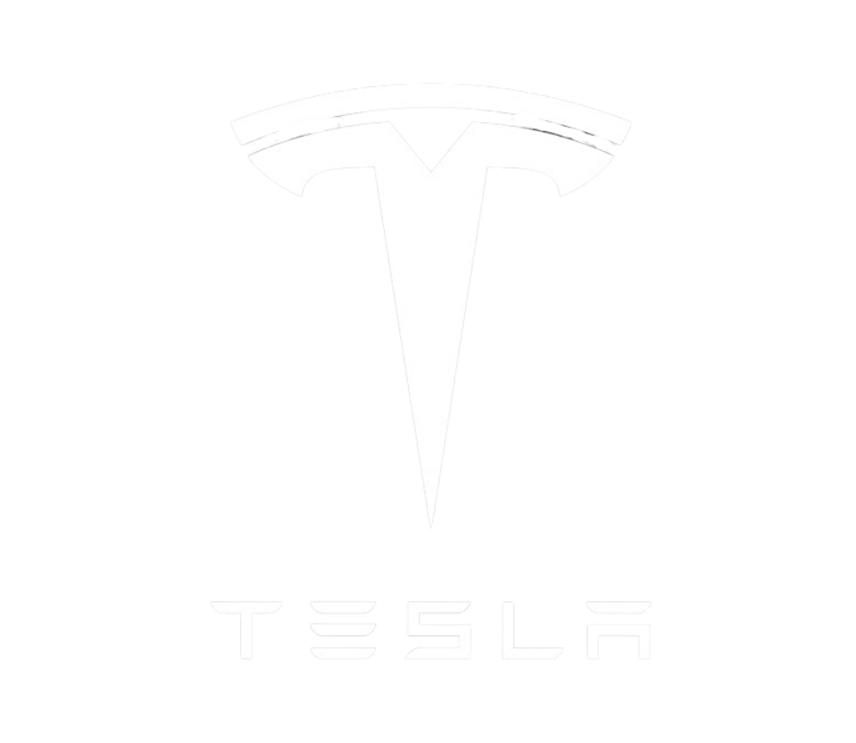 Tesla Logo White V2